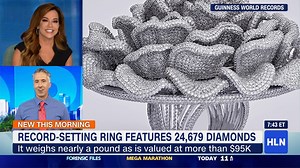 A ring has made its way into the Guiness World Records for being encrusted with 24,000 diamonds! 😵💍 | Morning Express with Robin Meade