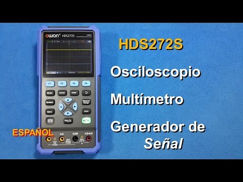 Owon HDS272S 70Mhz osciloscopio - Generador de función 25MHz- Multímetro - Revisión de producto