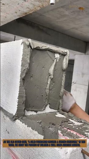 Building a Wall with Adhesive Mortar: Step-by-Step