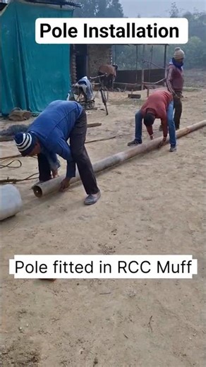 Electric Pole Installation ll How Pole gets installed ll electricalstuff4u