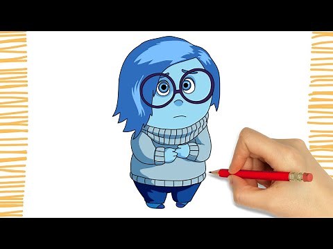 Como Dibujar a TRISTEZA I INTENSA MENTE I Paso a Paso