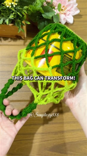 🍉This bag can transform! Watermelon Dual Pouch #simplicity888 #crochettutorial #handmade #crochet