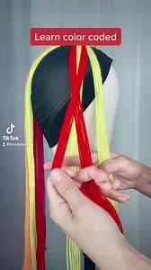 2 teams of 2 for this 4 strand braid! www.braidsbycolor.com | Braids by Color