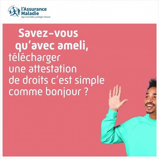 Savez-vous qu'avec ameli ? Attestation #cpam #ameli #attestation #cartevitale