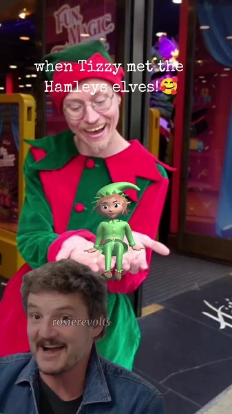 Tizzy Toy Visits Hamleys Elves in London
