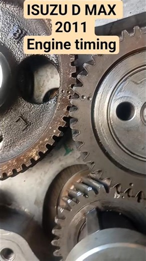Engine timing of ISUZU D MAX 2011#mechanic #mechanical #engineering #dieselengine #hydraulic #shorts