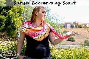 How to Crochet Boomerang Shawl - Free Crochet Pattern