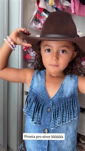 Léo Santana's daughter appears in a cowgirl style and charms fans #leosantana #léosantana #loreim...