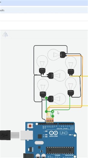 🧠 Creativity on Instagram: "Light Bulb Seven Segment Display using Arduino #arduinoproject #viralreels #sevensegmentdisplay #electronic #engineering"