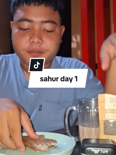 sahur day one super duper exatid bangettt #sahur #ramadhan #vlog #seruu