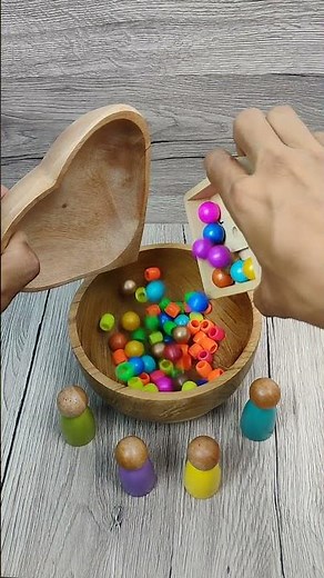 🌈 Pouring and Mixing Colorful Marbles | Asmr Videos #marble #satisfying #short