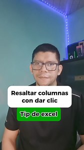 79K views · 1.7K reactions | Resaltar columnas con dar clic #smartphone #app #excel #exceltips #windows #word #tips #tutorial | raymon_acuna | Facebook