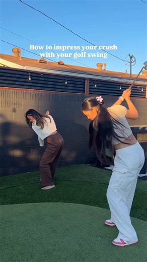 Tisha Alyn on Instagram: "The best golf lesson you’ll ever get 😂"