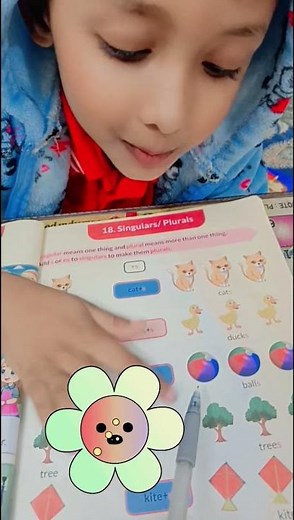 singulars and Plurals for kids #english #kidseducatio #shorts #ukgsyllabus