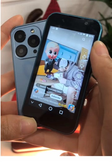 Every photo, every recording, backed up simultaneously on each family member’s device. 💕🌷 #miniphone #smartphone #kidsphone #shortfriend #phone