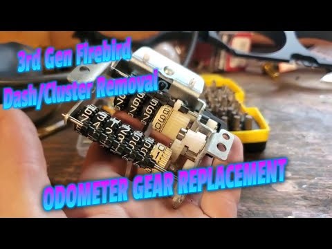 3rd Gen Pontiac Firebird Odometer Gear Repair STEP BY STEP