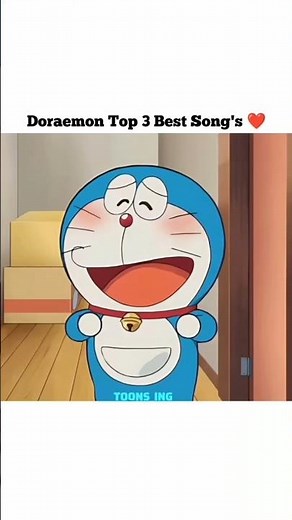 Top 3 Best Doraemon Songs ❤️🎵#shorts #doraemon #nobita #shortsfeed #trending