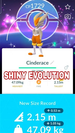 SHINY Scorbunny EVOLUTION into Cinderace 😳🔥 Pokémon GO Shiny Evolution!