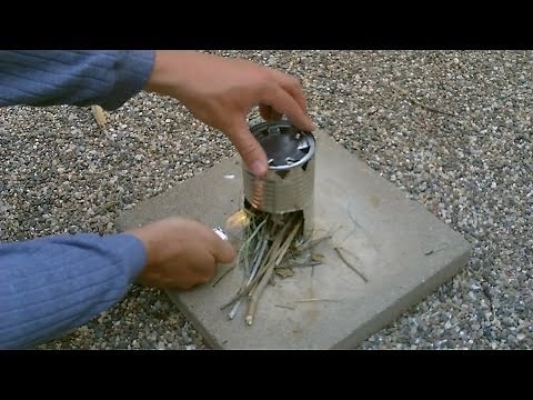 DIY Hobostove - The Homemade "Chunky Soup Can" Cookstove (stove #6) - Simple Instructions