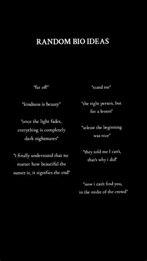 Far Off Meaning: Stand Me Bio with Deep Meaning