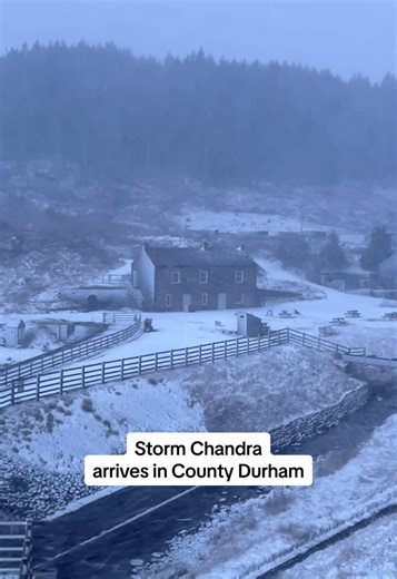 Storm Chandra Brings Heavy Snow to County Durham