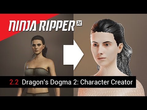 Ninja Ripper 2.2 | How to rip 3D models and textures from Dragon's Dogma 2 Character Creator