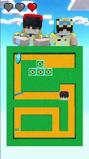 WORLD CUP Maze! #minecraft #shorts