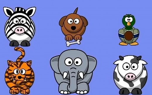 animal sound听声音识别动物-英语小游戏词汇游戏少儿英语