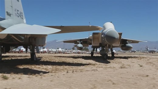 F-16 Fighting Falcon at the Boneyard