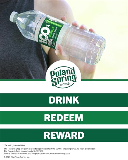 438 reactions · 55 shares | Earn rewards on every bottle of Poland Spring® Brand 100% Natural Spring Water. Join the Rewards Drop today. | Poland Spring Natural Spring Water | Facebook