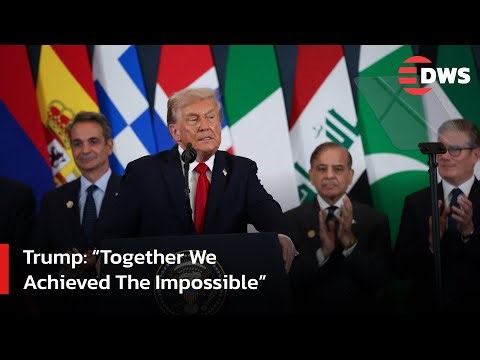 MUST WATCH: Trump Declares End Of Gaza War At Powerful Global Summit | DWS News | AC1F