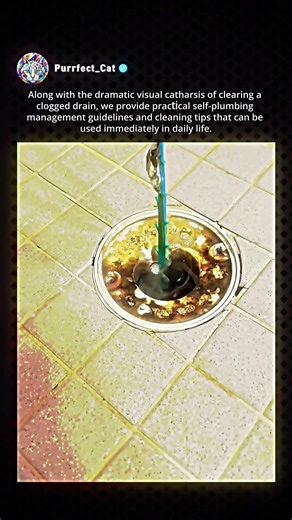 Easy self shower drain deep cleaning guide & how to fix a clogged drain at home #worker #craft
