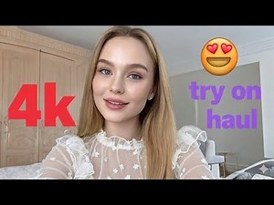 4K Micro Bikini Try-On Haul Transparent | Transparent Lingerie & See-through style ##