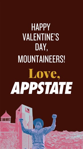 Graduation or football season. Snowfall or autumn leaves… No matter what season of life you’re in or what the weather is outside, we’ll always be here for our Mountaineers! ❤️ | Appalachian State University