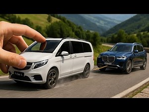 Two Giants in 1:18 Scale: Mercedes-Benz V-Class & BMW X7 Diecast Cars Collection Show