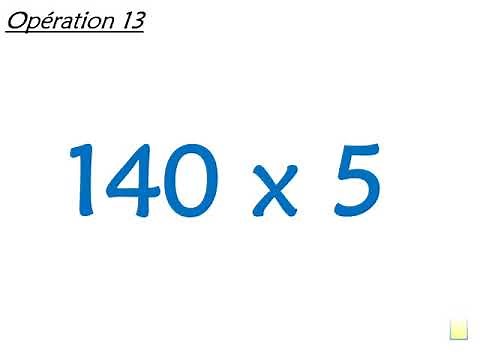Calcul mental CM2 Evaluation 6