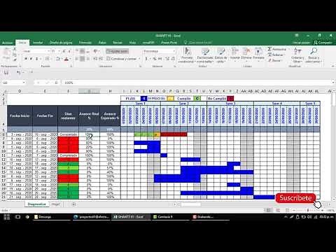 How to Make a Gantt Chart in Excel - Project Activity Schedule