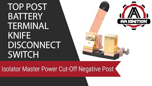 Top Post Battery Terminal Knife Disconnect Switch