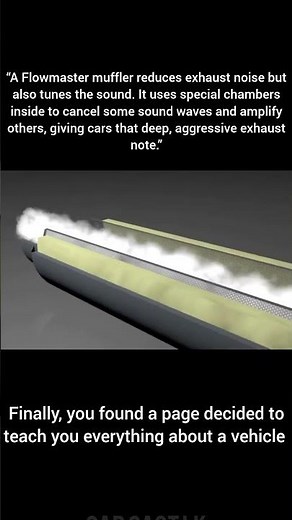 How to flowmaster Muffler work? #Flowmaster #Muffler #ExhaustSystem #CarSound #CarEngineering #2025