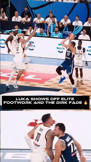 Luka Has Kobe Footwork and Dirk Fadeaway