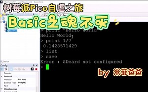 Basic之魂不灭!在树莓派Pico上运行Basic程序 - 树莓派Pico自虐之旅
