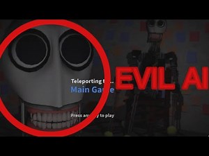 SELF AWARE ROBOT, is it the scariest game Roblox!?
