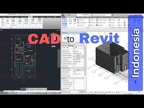 REVIT TIPS - konversi dari CAD ke Revit