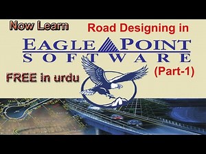 Road designing in Eagle point Software Part 1 | Urdu | Hindi | How To Generate Contours for AutoCAD