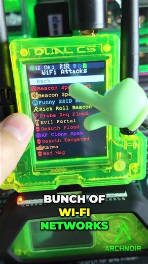 Unleash WiFi Attacks: Beacon Spam & RickRoll Pranks Explained! #shorts