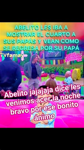 Don Abel con ese ánimo sin Duda el #Abelito tiene se donde sacar su bonito carácter. LES BENIMOS ACER LA NOCHE 😂😂😂 Puro #TeamAbelito #fansabelito #kindeziza #Elabelitooficial #seguidoresfacebook #chivasdeguadalajara #ChaparritoDeOro vamos a, segir votando por el #Abelito que es una familia que se merece ganar esta temporada aquí les dejo el Lick paea votar por jas noches https://www.lacasadelosfamososmexico.tv/vota | Fans del Abelito Tabasco Zac..#TeamAbelito