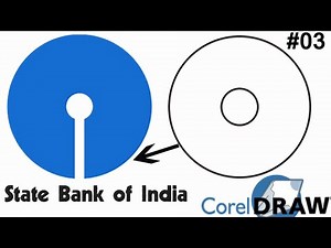 Corel Draw me SBI ka Logo kese Banaye | How Make SBI Logo in CorelDRAW #CorelDraw Design 03