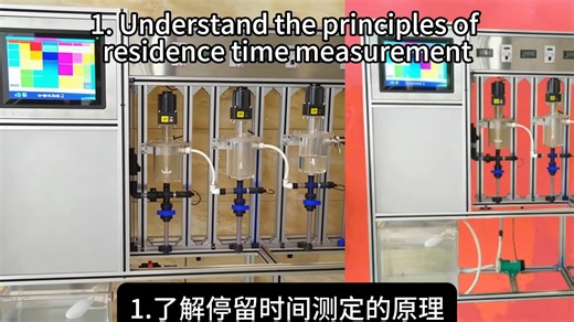 多釜串联实验装置Multi-reactor series experimental setup
