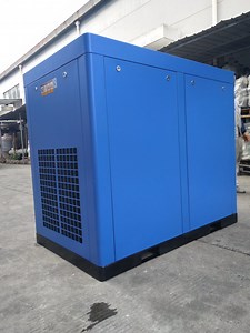 [Hot Item] Electric Stationary Air Compressor Oil Flood Industrial Screw Compressor for Industrial Machinery