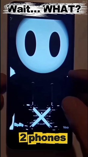 Wait… he always walks toward the camera #glitch #animation #shorts #loop #viral #2phones